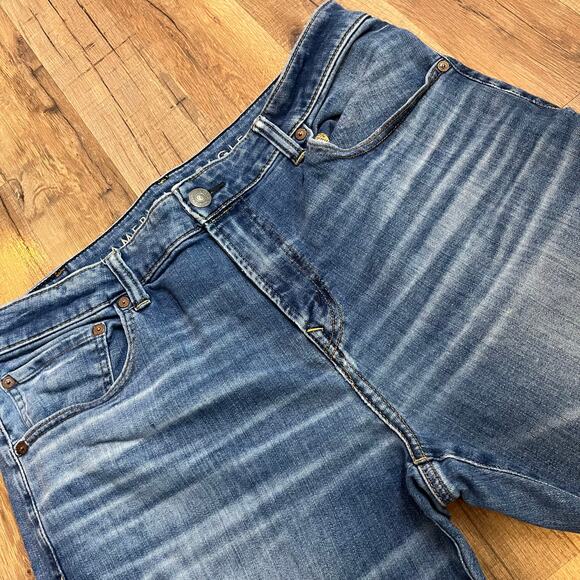 American Eagle Men’s Cozy Airflex+ Athletic Fit Jeans Straight 36 x 31 Western - Picture 2 of 5